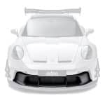 ADRO 992.1 GT3 ARD Front Intake Panel fitted to a Porsche 911 GT3, front elevation
