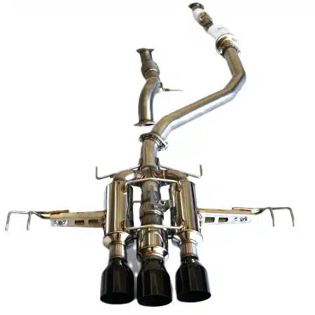 Invidia R400 Cat-Back Exhaust for FL5 Honda Civic Type R with Black Tips [HS22CTRFGM3SBL]