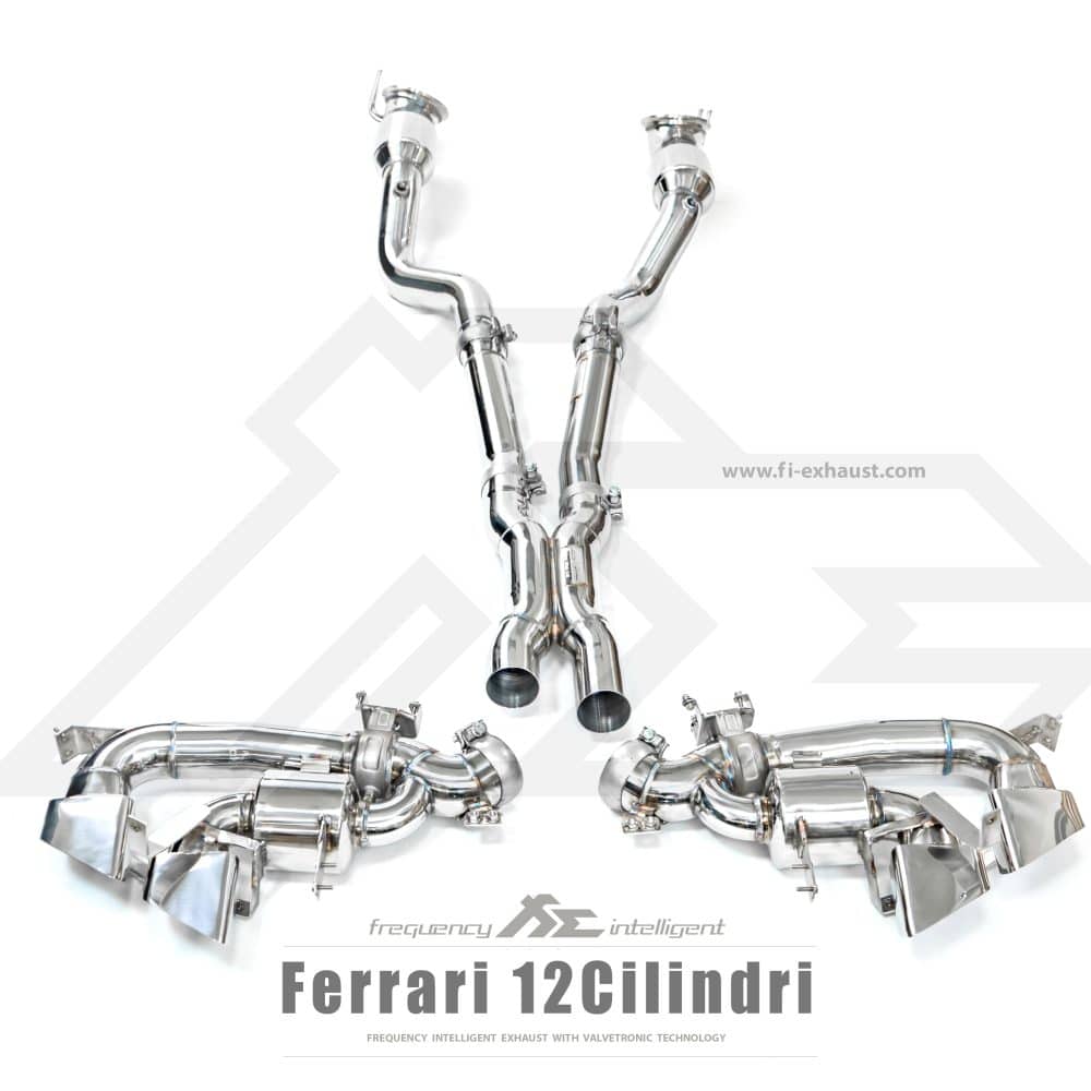 Exhaust System for Ferrari 12Cilindri on the Ferrari 12Cilindri