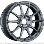 SSR GTX01 dark silver wheel, view 3