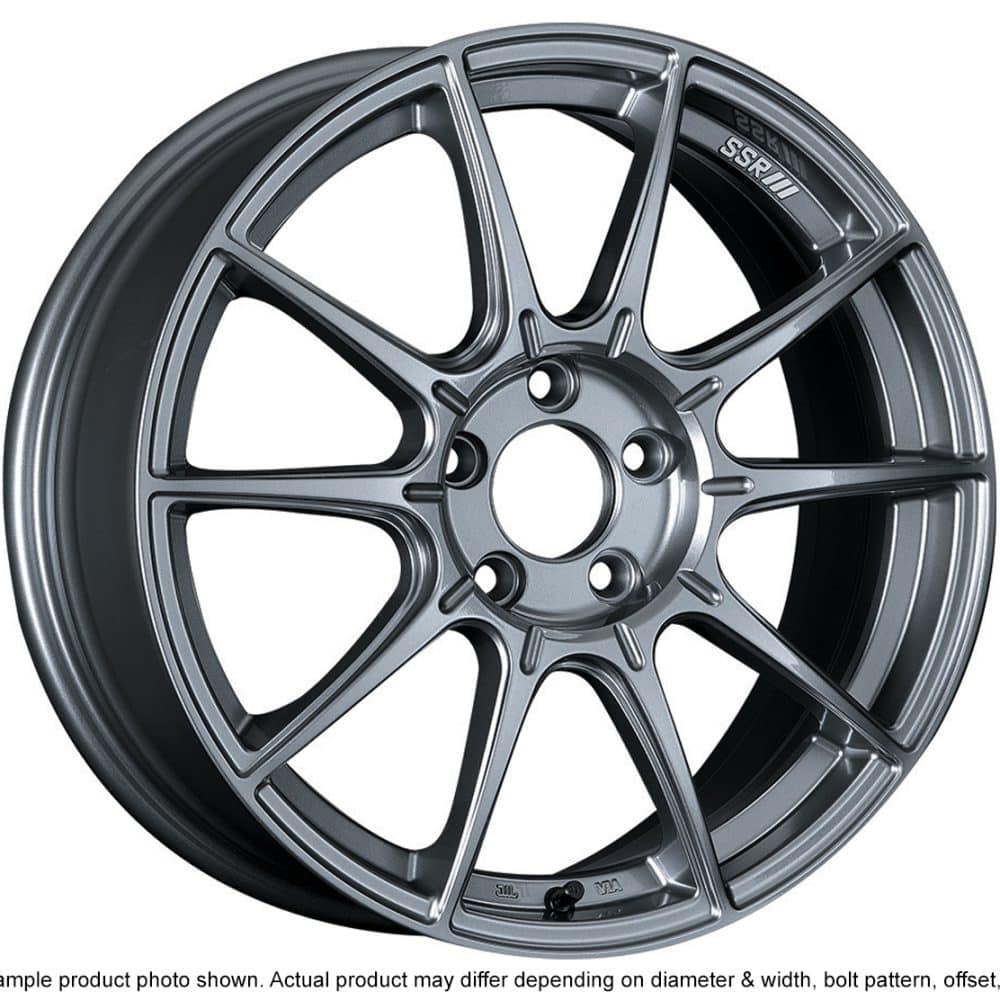 SSR GTX01 dark silver wheel, view 2