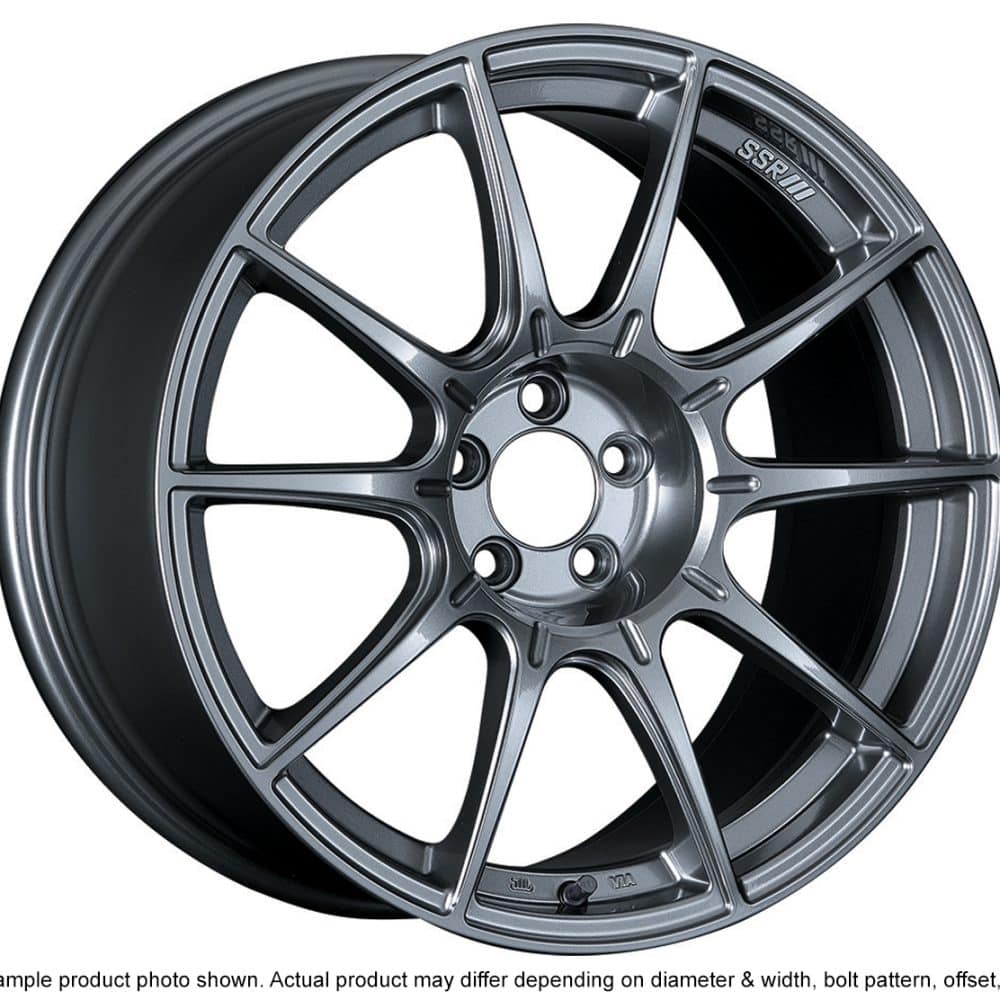 SSR GTX01 dark silver wheel, view 6