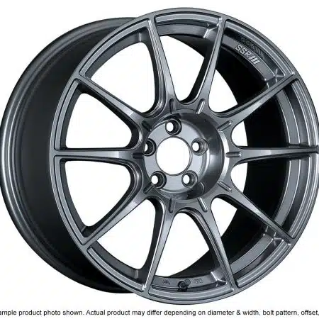SSR GTX01 17×7 4×100 +42mm Offset Dark Silver Wheel