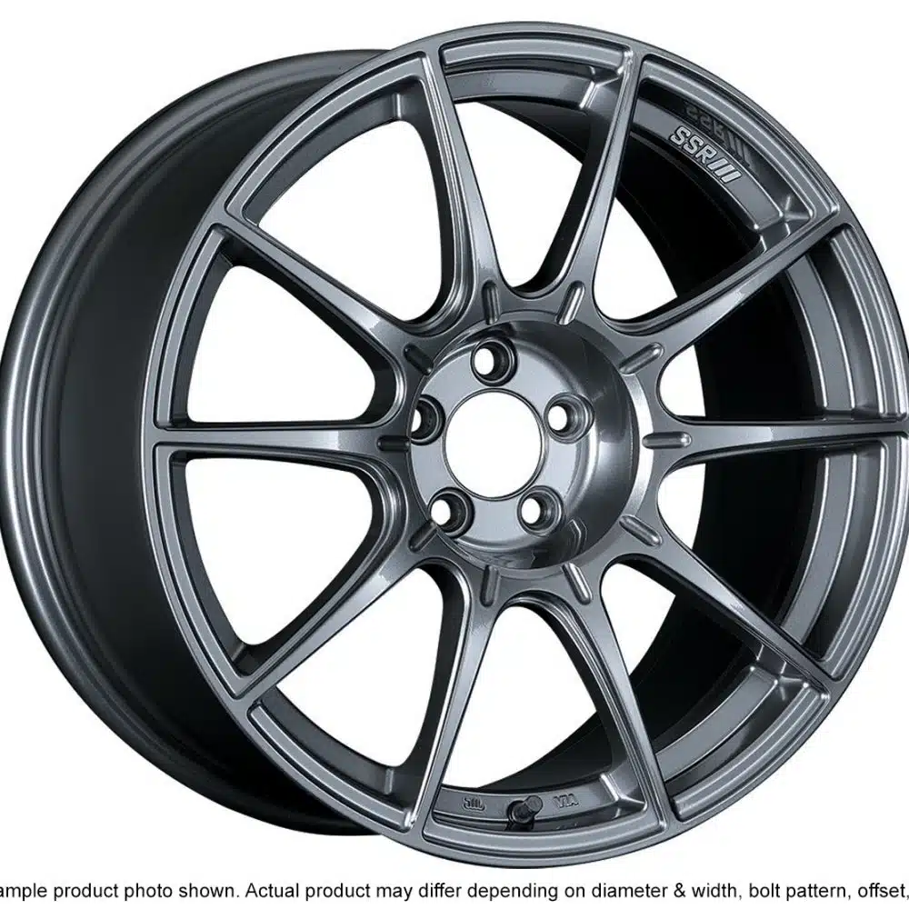 SSR GTX01 dark silver wheel, view 7