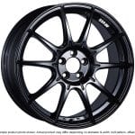 SSR GTX01 flat black wheel, view 4