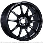 SSR GTX01 flat black wheel, view 5