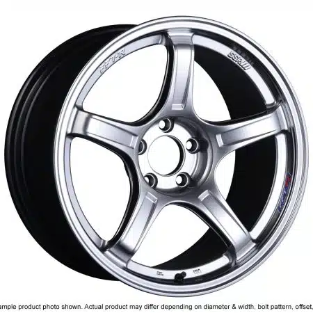 SSR GTX03 19×9.5 5×114.3 +38mm Offset Platinum Silver Wheel