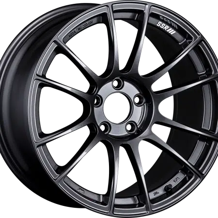 SSR GTX04 17×9 5×114.3 +38mm Offset Dark Gunmetal Wheel