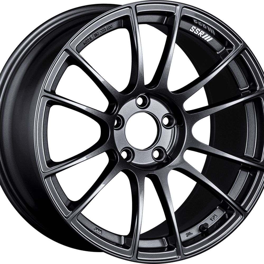SSR GTX04 dark gunmetal wheel, view 4