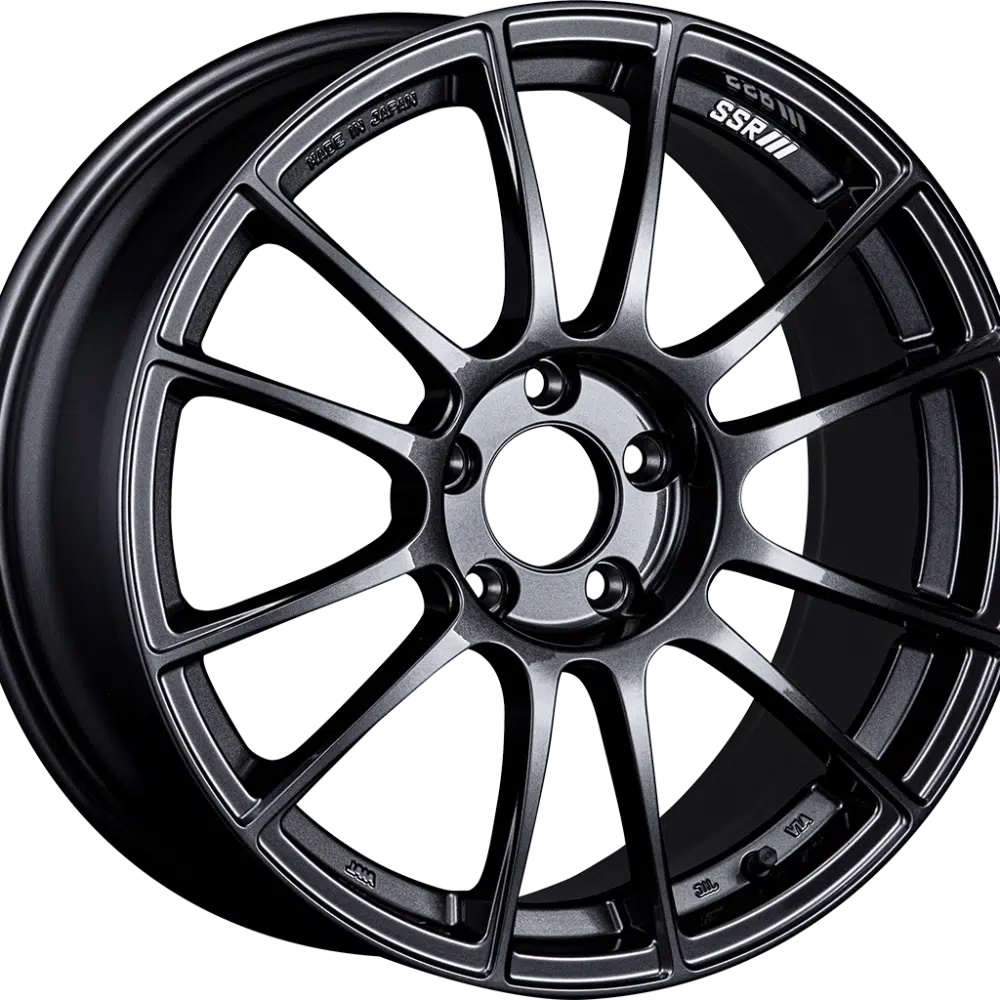 SSR GTX04 dark gunmetal wheel, view 5