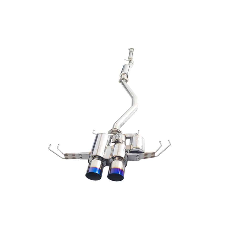 Comp RS Cat-Back Exhaust for the FL5 Honda Civic Type R with dual burnt tips