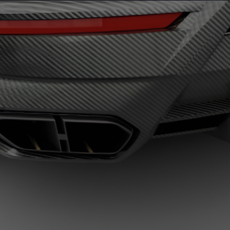 LARTE Design Carbon Quad Exhaust Tips for Lamborghini Urus SE [LM-LR1-112.00]