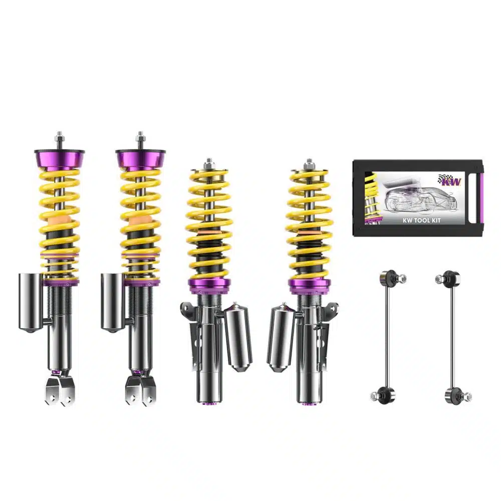 KW Coilover Kit Bundle for 997 on the 997 Porsche 911