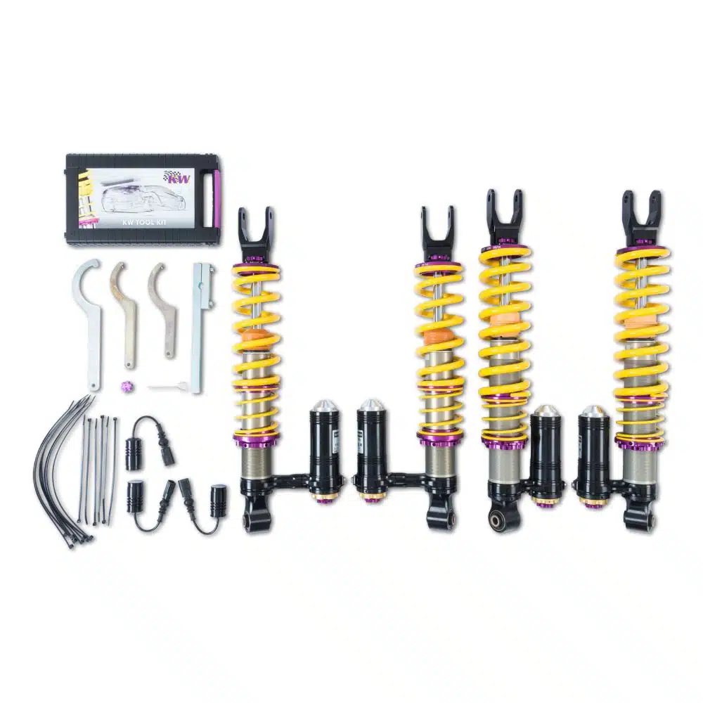 KW Coilover Kit Bundle for Lamborghini on the Lamborghini Aventador