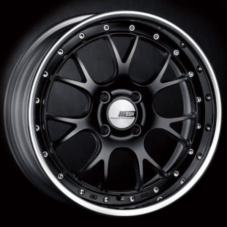 SSR Professor MS3R 17×10.5 4×100 +30mm Offset NR Flat Black Wheel