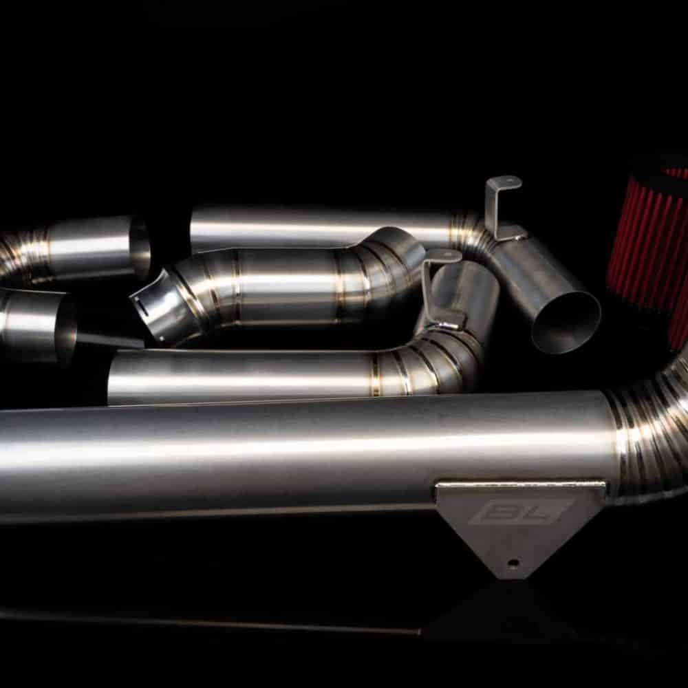 Boost Logic Titanium Intakes for G80 / G82 BMW M3 / M4, raw titanium kit