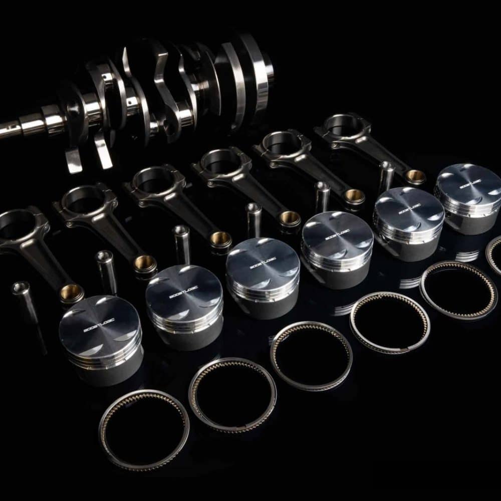 Boost Logic 4.1L Stroker Kit for R35 Nissan GT-R, crankshaft, rods and pistons