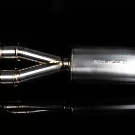 Boost Logic 4-Inch Resonated Midpipe for R35 Nissan GT-R [BL 02010614]