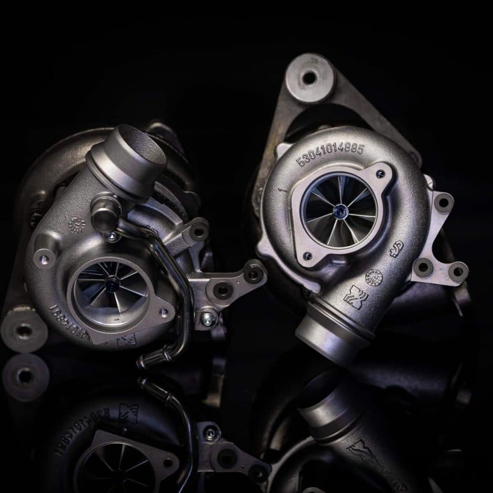 Boost Logic 750x Turbo Package for 991 Porsche 911 Turbo, upgraded turbocharger pair