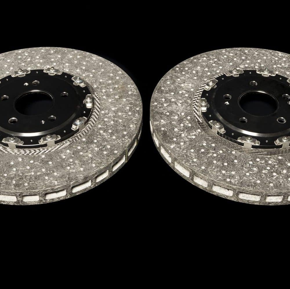 Boost Logic Front Brake Kit for R35 Nissan GT-R, carbon ceramic rotor pair