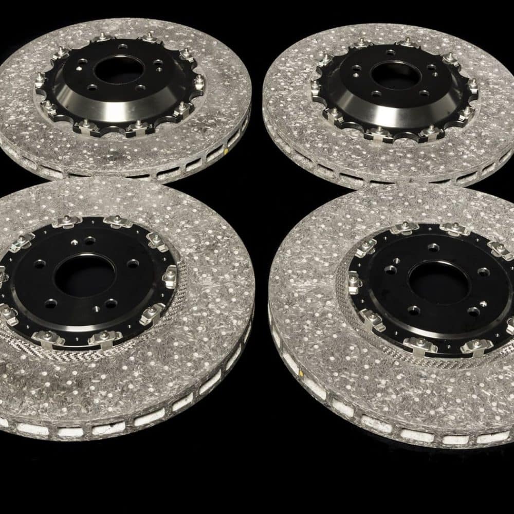 Boost Logic Full Brake Kit for R35 Nissan GT-R, four carbon ceramic rotors