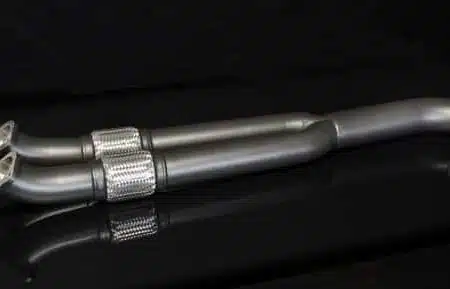Boost Logic Coated Stainless Steel Midpipe for R35 Nissan GT-R [BLMNRG9(Coated)]