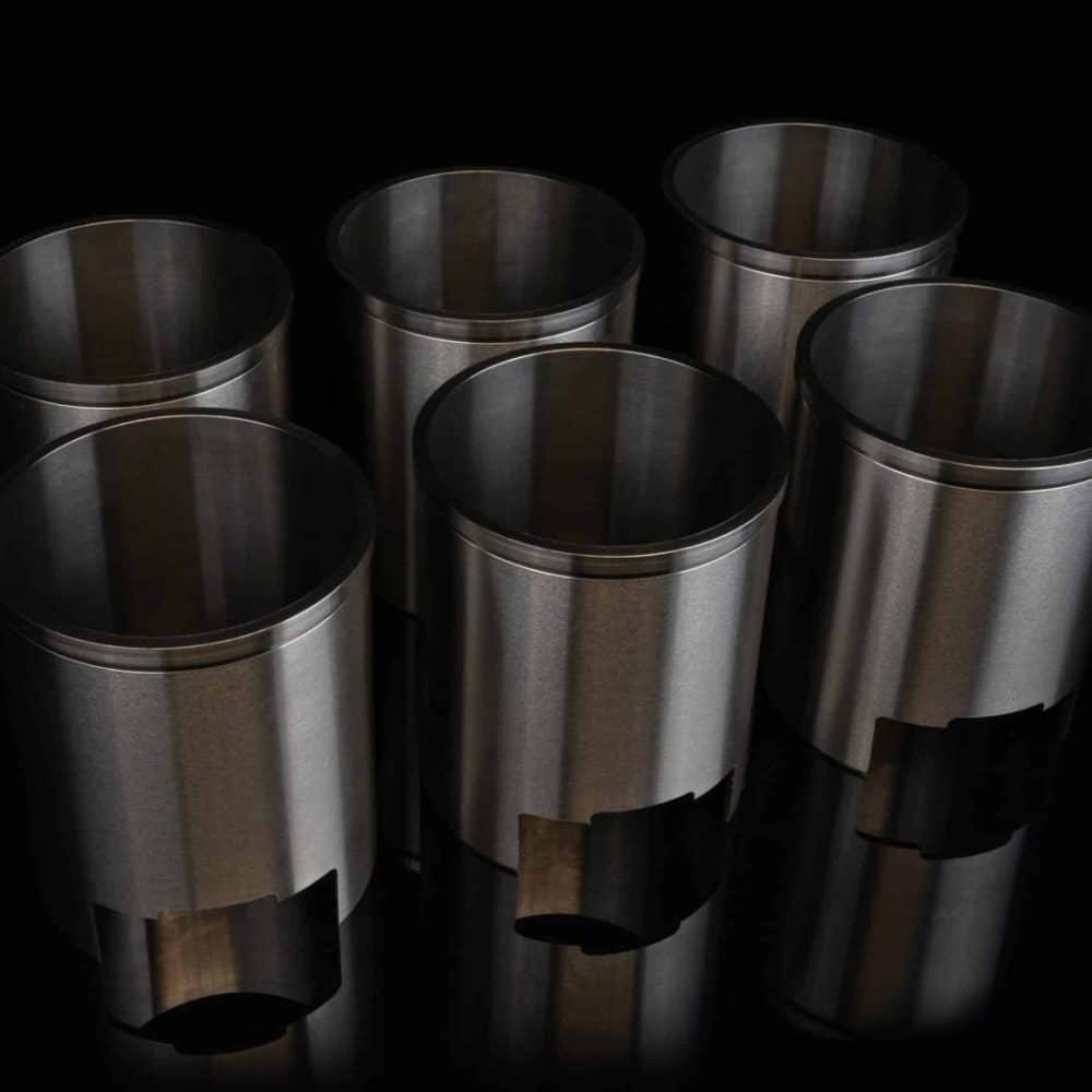 Boost Logic Engine Sleeves for 991 Porsche 911 Turbo, six iron sleeves