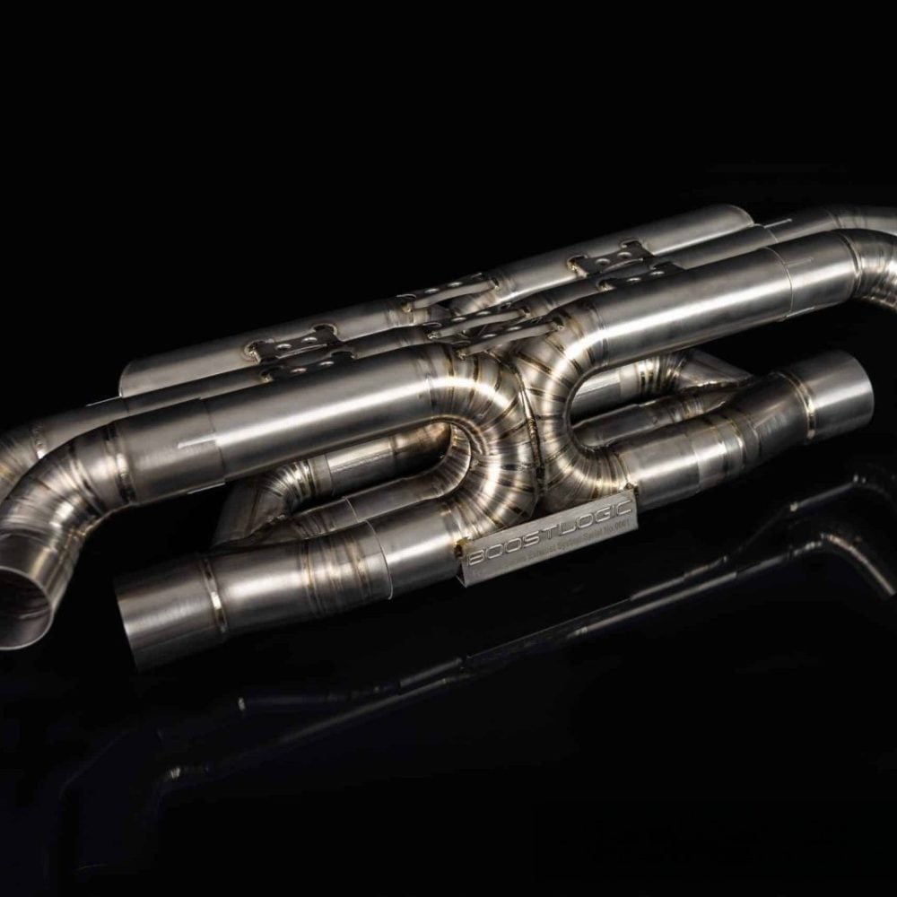 Boost Logic Exhaust for Porsche 911 Dakar, titanium system