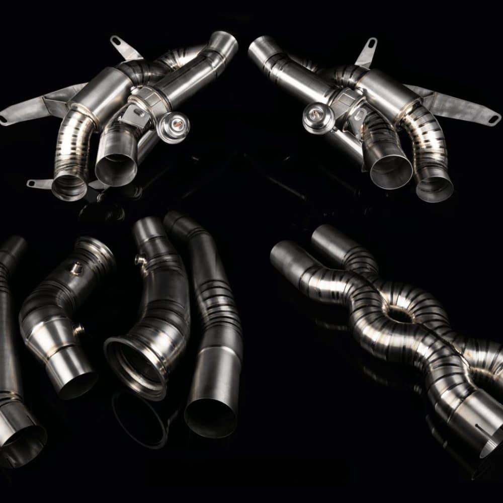 Boost Logic Titanium Exhaust System for F152M Ferrari 812 Superfast, complete package