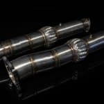 Boost Logic High Flow Downpipes for NC1 Acura NSX, pair of pipes