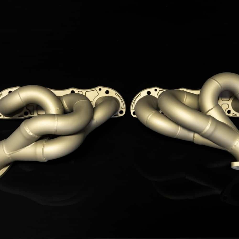 Boost Logic High Flow Headers for 991 in optional bronze ceramic coating
