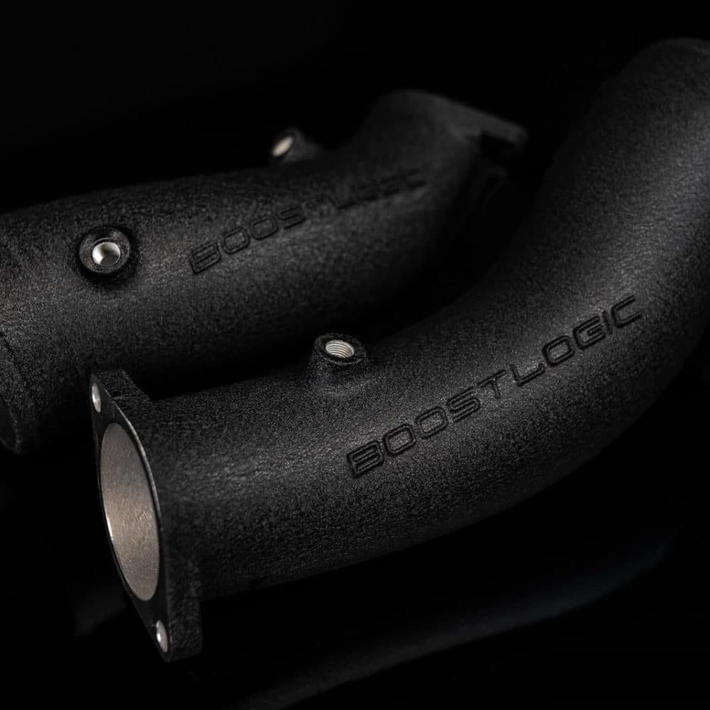 Boost Logic Inlet Pipe Kit for R35 Nissan GT-R in wrinkle black