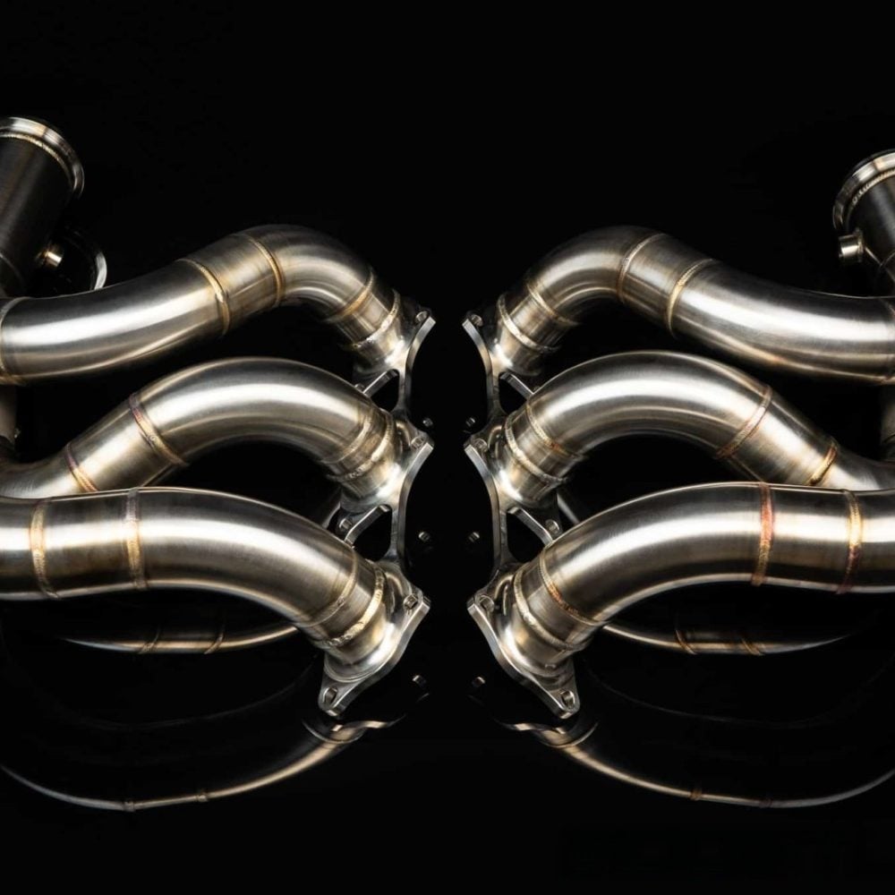 Boost Logic Race Headers for 991 Porsche 911 GT3, left and right headers