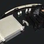 Boost Logic Oil Cooler Kit for R35 Nissan GT-R, core, lines and brackets