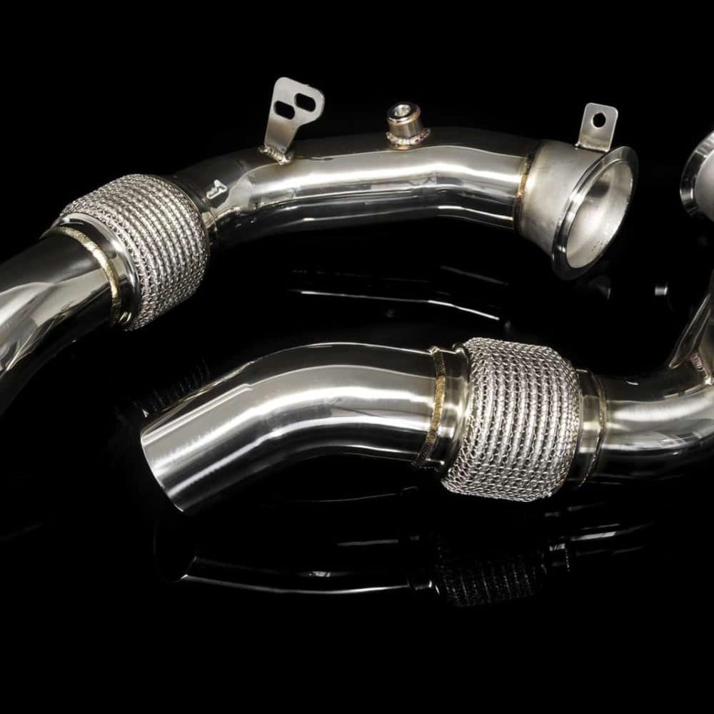 Boost Logic Race Downpipes for F10 BMW M5 and M6, polished pair