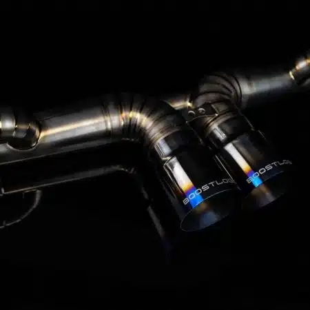 Boost Logic Titanium Center Muffler for 991 Porsche 911 GT3 [BL 04050409]
