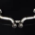 Boost Logic Titanium Exhaust for NC1 Acura NSX, front view