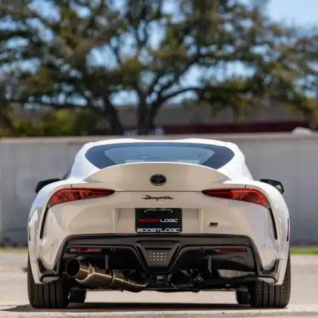 Boost Logic Titanium Single 4-Inch Teardrop Exhaust for A90 / A91 Toyota GR Supra
