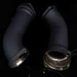 Boost Logic Upper Downpipes for G90 BMW M5, pair view
