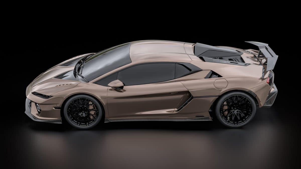 Lamborghini Temerario Carbon Fiber Body Kit: The 18-Piece 7Design ARIA Aero System For The LB634 4 Lamborghini Temerario body kit 7design