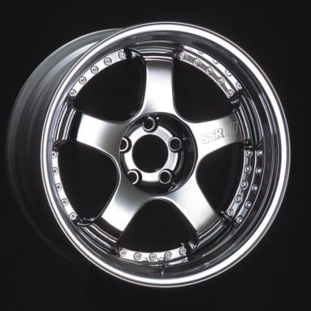 SSR Professor SP1 19×9.5 5×120 +25mm Offset HP High Bright Silver Wheel
