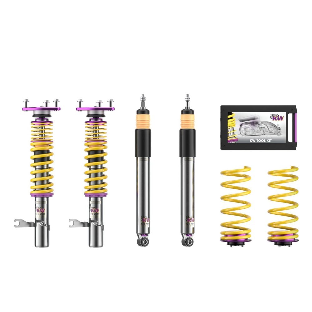 KW Clubsport Coilover Kit for C118 on the C118 / W177 Mercedes A35, CLA35 and CLA45