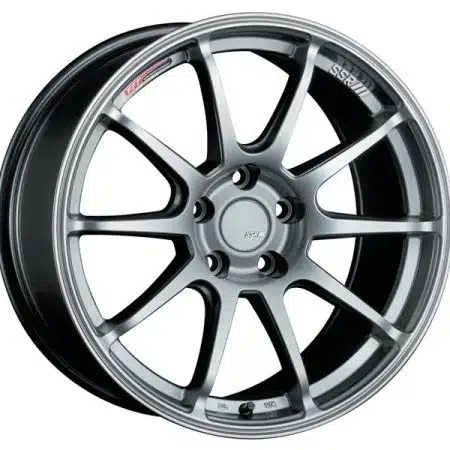 SSR GTV02 18×7.5 5×114.3 +43mm Offset Flat Black Wheel