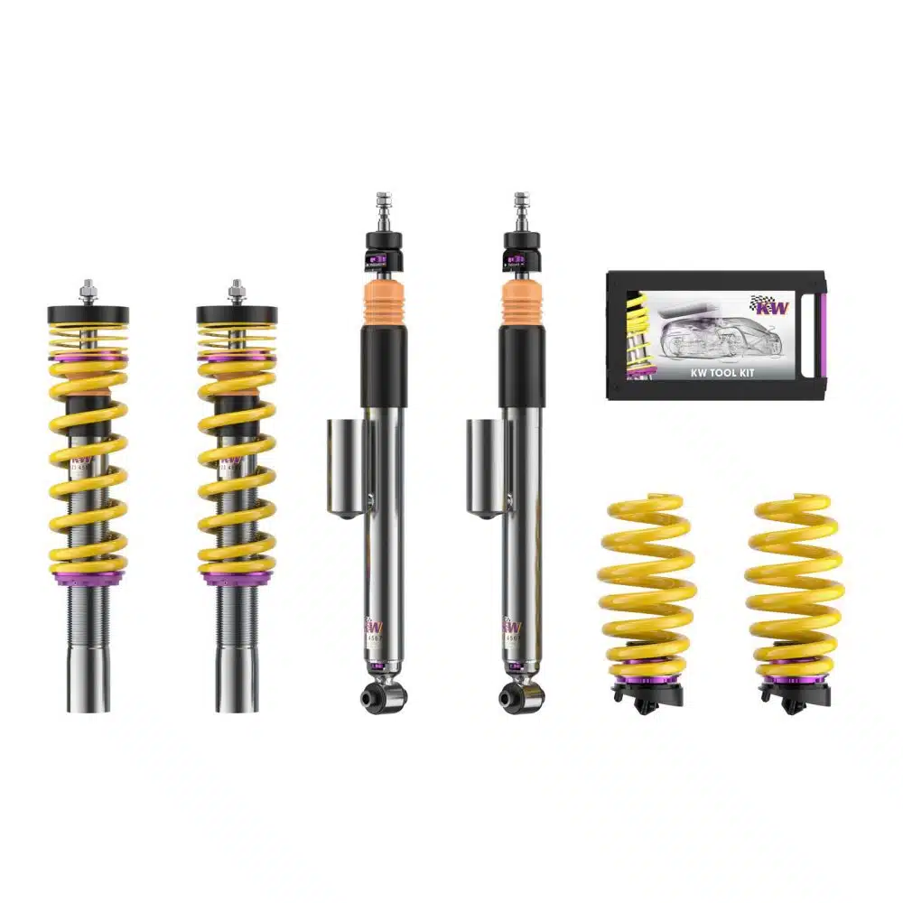 KW Coilover Kit Bundle for Audi on the Audi S5 Sportback