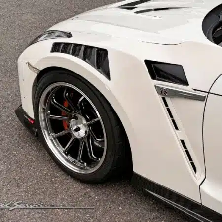 Kansai Service Front Wide Fender for R35 Nissan GT-R (2012-2016) [KAN116C]