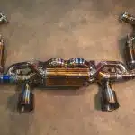 Exhaust System for 982 Porsche 718 GT4 on the Porsche 718 GT4 RS and Spyder RS