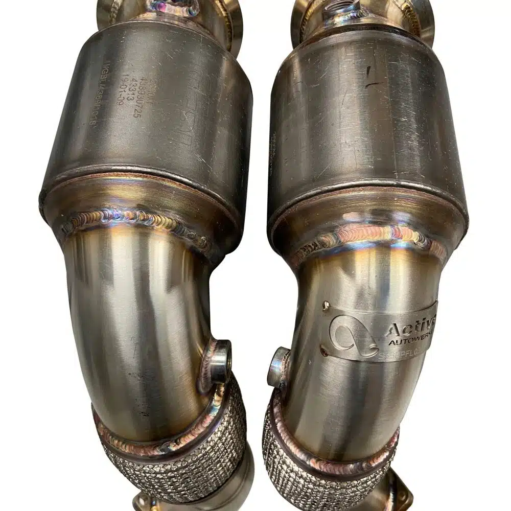 GESI Catted Downpipes for S63 / N63 BMW X5 M, X6 M, X5, X6, 550i and 650i by Active Autowerke