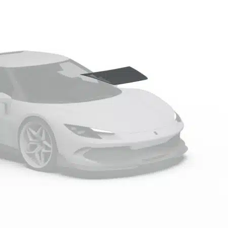 ZACOE Performance Carbon Front Hood Air-Splitter for F171 Ferrari 296 GTB [FR-296-W-TA]