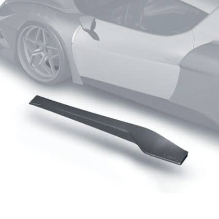ZACOE Performance Carbon Side Skirts (widebody version) for F171 Ferrari 296 GTB