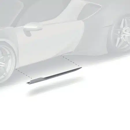 ZACOE Performance Carbon Side Skirts (widebody version) for F173 Ferrari SF90 Stradale / Spider